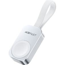 Acefast Apple Watch 5 W bezvadu lādētājs — sudraba krāsa