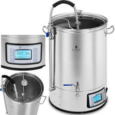Royal Catering Mash brūvēšanas tējkanna alus ražošanai nerūsējošā tērauda 2500W LCD 40L
