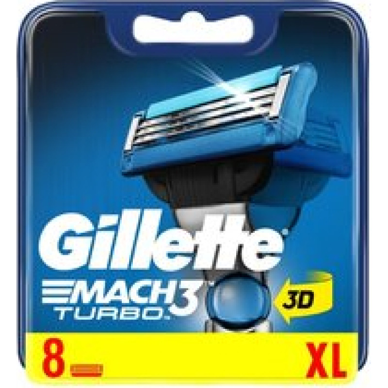 Gillette Mach 3 Turbo - Spare head 4pcs