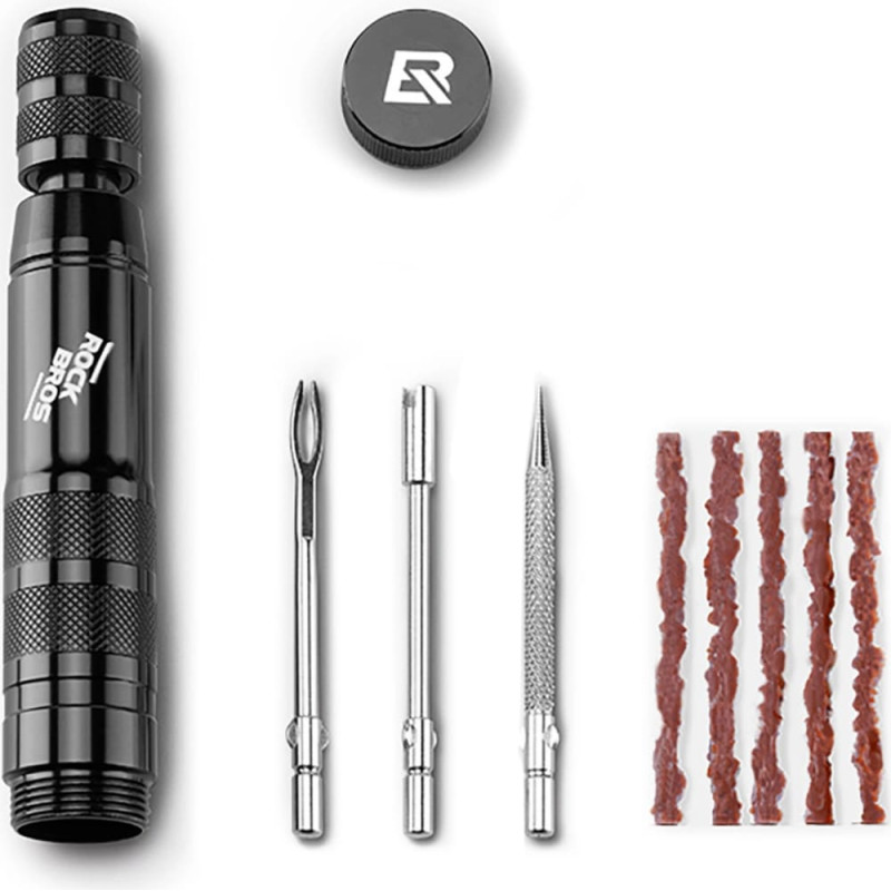 Rockbros Tubeless Tire Repair Kit - Black