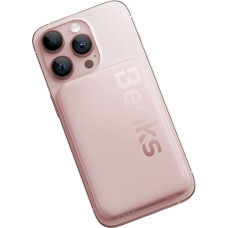 Benks Power bank 6000mAh MP10 - Type C - magnetic with induction charging pink