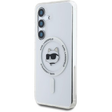 Karl Lagerfeld IML Choupette Head MagSafe Case for Samsung Galaxy S25+ Transparent