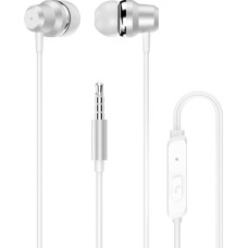 Dudao in-ear headphones headset with remote control and microphone 3.5 mm mini jack white (X10 Pro white)