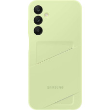 Samsung Oriģināls Galaxy A25 5G maciņš ar karšu nodalījumu, zaļš