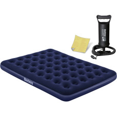Bestway Piepūšamais matracis 203x152x22 cm ar virzuļsūkni 67003