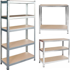 Humberg Metāla noliktavas plaukts 180 x 90 x 40 cm HR-812