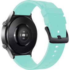 Hurtel Huawei Watch GT 2/3/4/2 Pro/3 Pro/4 Pro/GT 2e silikona siksniņa 46 mm - gaiši zaļa