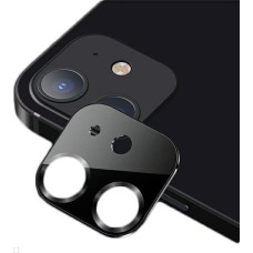 USAMS Camera Lens Glass iPhone 12 minimetal czarny|black BH706JTT01 (US-BH706)