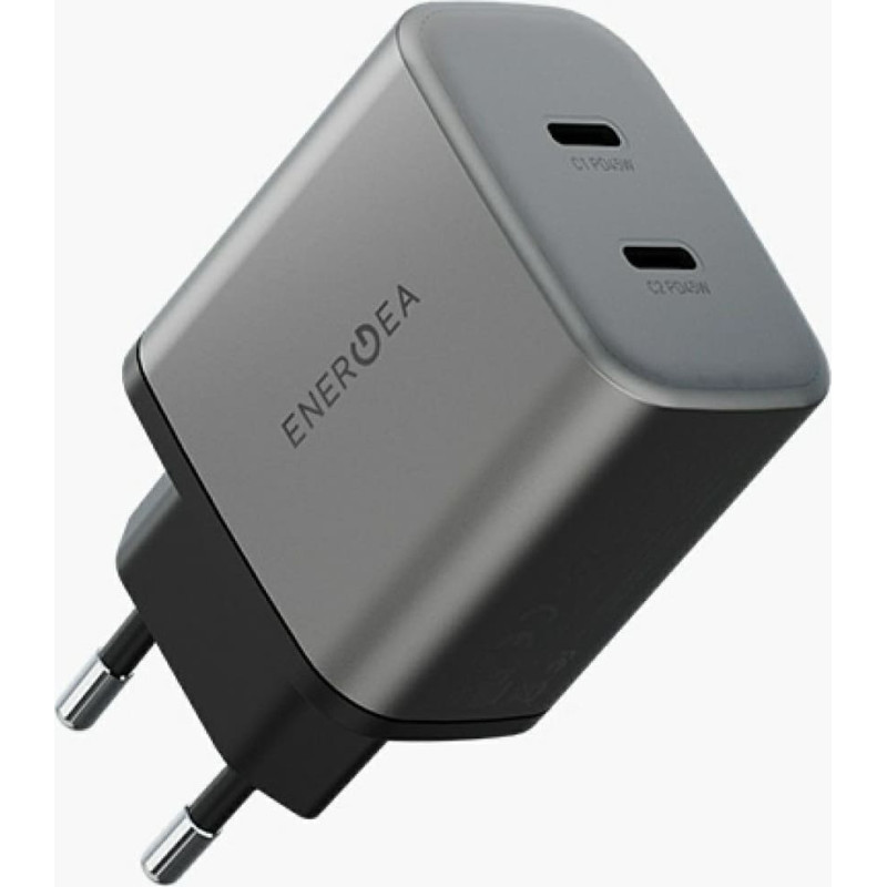 Energea Wall Charger Energea Ampcharge     GaN45 2xUSB-C PD|PPS|QC3.0 45W grey