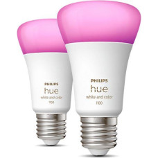 Philips Hue E27 double pack 2x800lm 75W - White & Col. Amb.