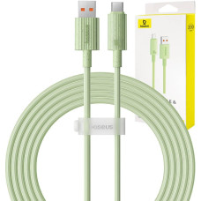 Fast Charging cable Baseus USB to USB-C Habitat Series 2m 100W (green)