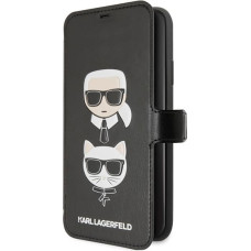 Karl Lagerfeld KLFLBKSN65FKICKC iPhone11 Pro Max black book