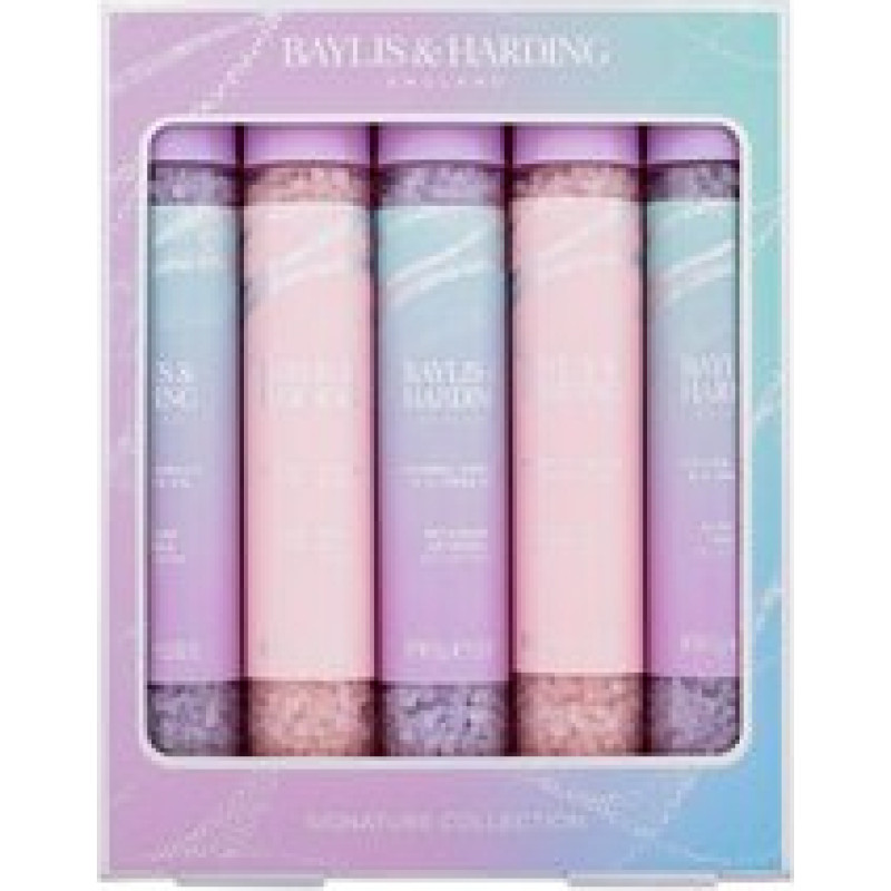 Baylis & Harding Jojoba, Vanilla & Almond Oil Bath Soak Crystals Signature Collection - D&aacute;rkov&aacute; sada sůl do koupele