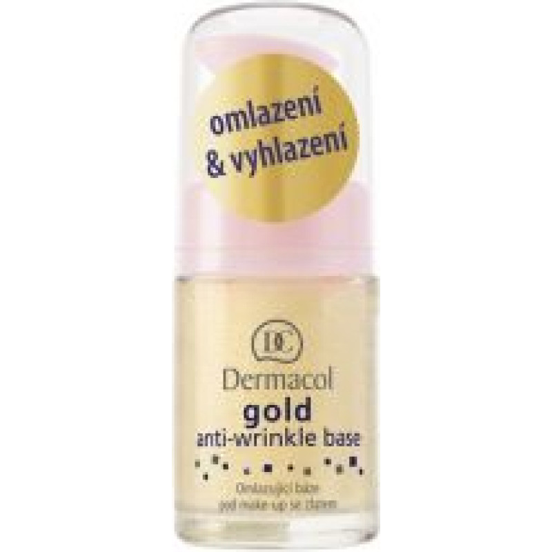 Dermacol Gold Anti-Wrinkle Base - Rejuvenating base under make-up with gold