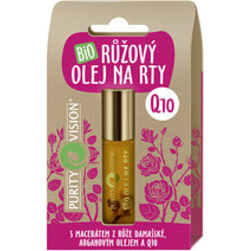Purity Vision Organic Rose Lip Oil Q10