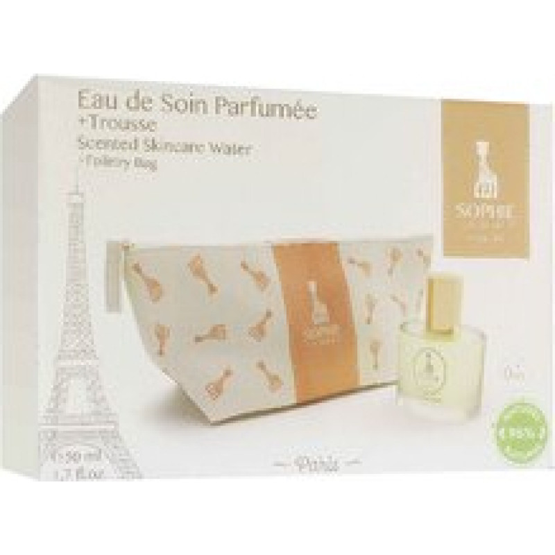 Sophie La Girafe Gift Set Body Mist 50 ml and Cosmetic Pouch.