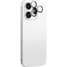Amazingthing AR 3 Lens Glass Full Clear Tempered Glass for iPhone 16 Pro | 16 Pro Max - Transparent