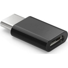 Adapteris SAVIO Micro USB - USB Type-C melns