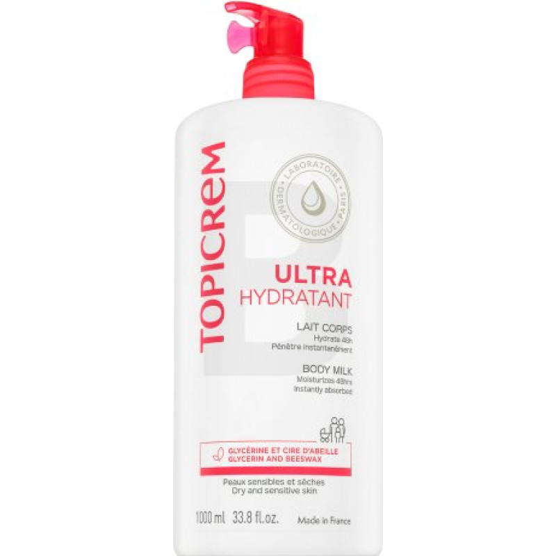 Topicrem Ultra-Moisturizing Moisturizing Body Milk 1000 ml.