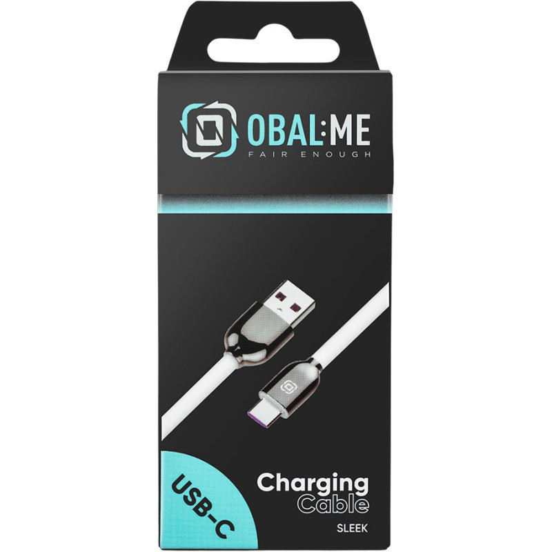 Obal:me Sleek USB-A|USB-C Cable White
