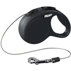 Flexi Inerces pavada suņiem: FLEXI Classic Cord Leashes XS 3m, krāsa : melna