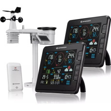BRESSER Professional 7-in-1 Wi-Fi meteoroloģiskā stacija ar papildu bāzes staciju