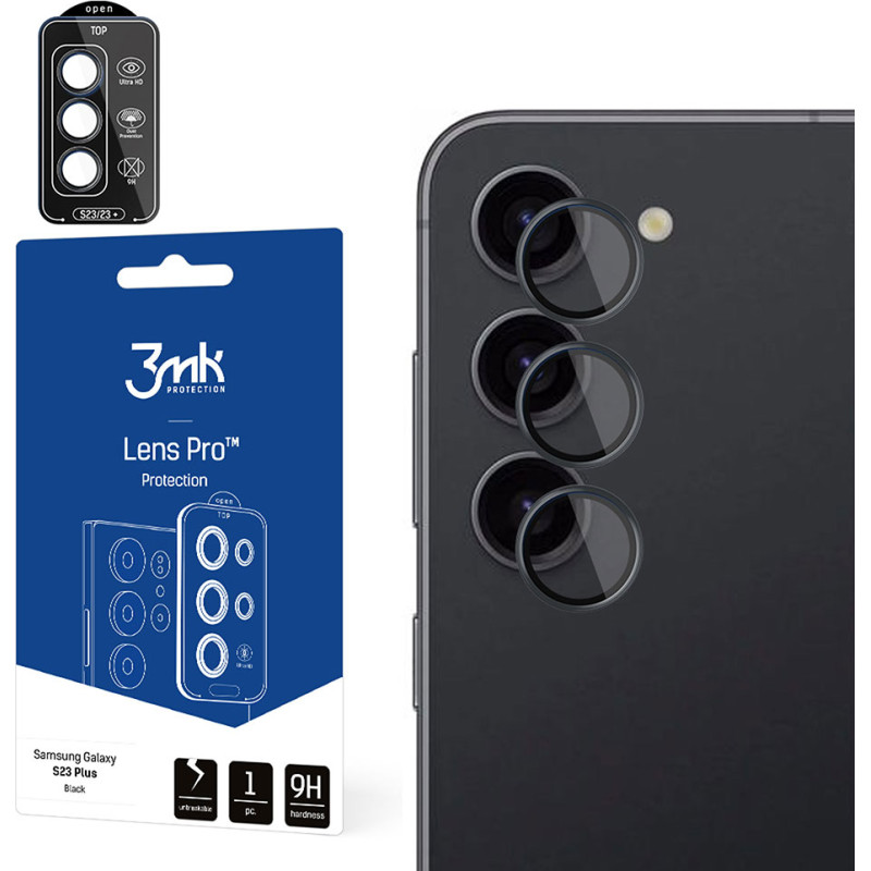 3Mk Protection Samsung Galaxy S23 5G - 3mk Lens Protection Pro Black screen protector