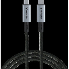 Kabelis Verbatim USB-C to USB-C 240W 40 Gbps 120 cm