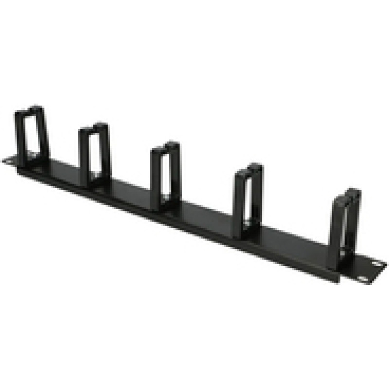 Extralink 1U Cable Organizer with plastic holders