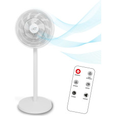 LTC Standing Fan WT112 45W 12" digital display, remote, oscillation, white