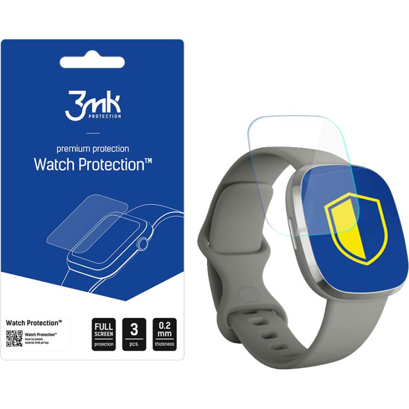 Fitbit Sense - 3mk Watch Protection™ v. ARC+ screen protector