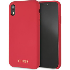Guess GUHCI61LSGLRE iPhone Xr red|czerwony hard case Silicone