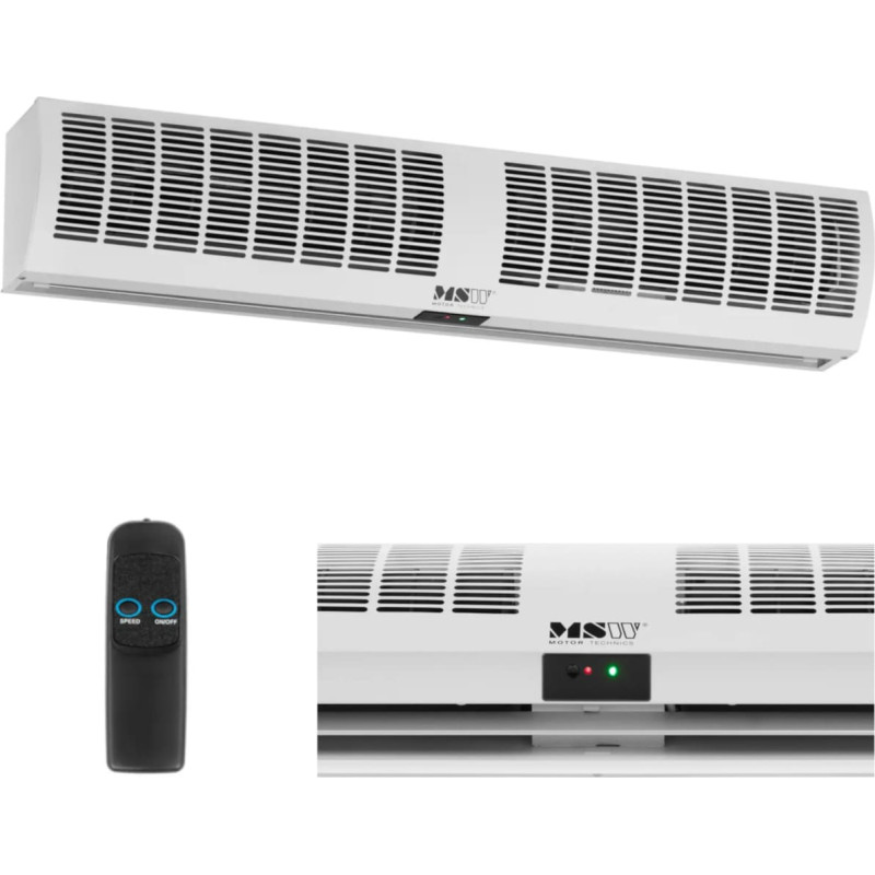 MSW Elektriskais sienas sildītājs ar gaisa aizkaru un tālvadības pulti 1510 m3/h 190 W