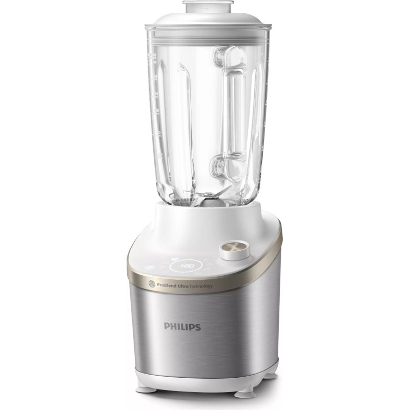 Philips Atlantic High Speed Blender HR3760|01 7000 Series Tabletop  1500 W  Jar material Glass  Jar capacity 2 L  Ice crushing  Metal|White