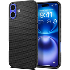 Spigen iPhone 16 Liquid Air vāciņš - melns