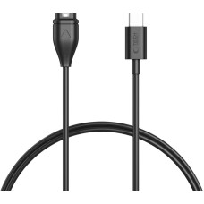 TECH-PROTECT MC04 ULTRABOOST CHARGING TYPE-C CABLE 100CM GARMIN WATCH BLACK