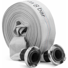 Hillvert Plakana ugunsdzēsības šļūtene ūdenim ar Storz savienotāju 2'' 52 mm 8-24 bar 30 m