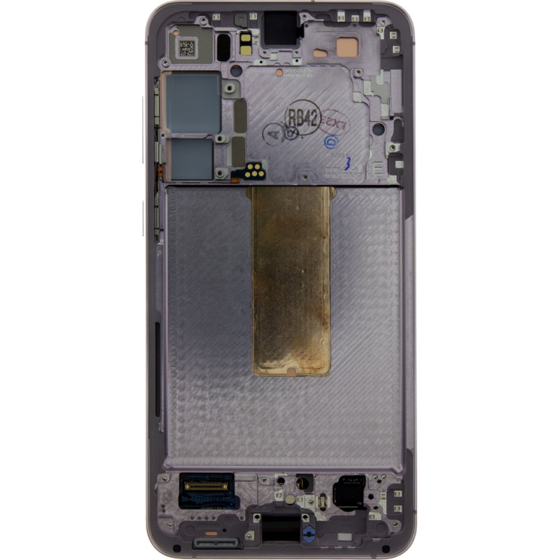 LCD display + Touch Unit + Front Cover Samsung S916 Galaxy S23+ Lavender (Service Pack)