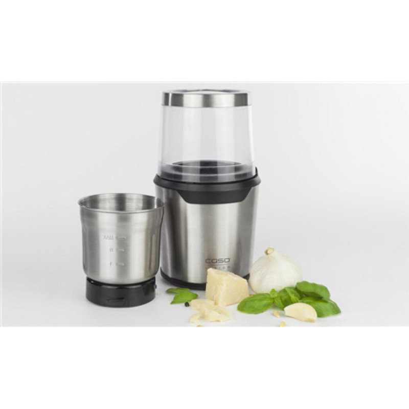 Caso Chopper  UZ 200  200 W  Black  Silver  Transparent 4038437017496