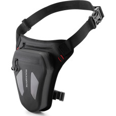 Rockbros Motocikla kājas soma, augšstilba josta, plecu soma - melna