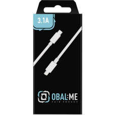 Obal:me ātrās uzlādes USB-C| Lightning kabelis 1m balts