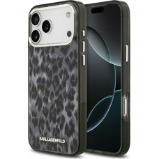 Etui Karl Lagerfeld IML Leopard Pattern   MagSafe do iPhone 17 Pro Max czarny