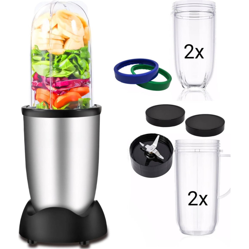 Retoo Daudzfunkcionāls krūzes blenderis 2 krūzes 470 ml 600 W