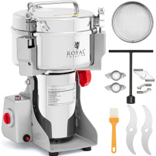 Royal Catering Profesionāla elektriskā dzirnaviņa garšvielām, garšaugiem, kafijai, riekstiem 1000 g 3000 W