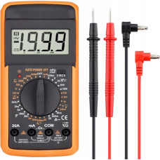 Retoo Digitālais multimetrs, strāvas sprieguma pretestības LCD mērītājs