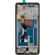 Motorola G86 LCD Display + Touch Unit + Front Cover Green (Golden Cypress) (Service Pack)