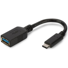 Assmann USB 3.0 SuperSpeed OTG Adapter Cable USB C M (plug)|USB A F (jack) 0 15m
