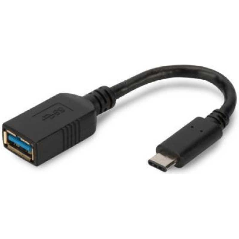 Assmann USB 3.0 SuperSpeed OTG Adapter Cable USB C M (plug)|USB A F (jack) 0 15m