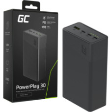 Enerģijas krātuve GreenCell PowerPlay 30 30000mAh Black