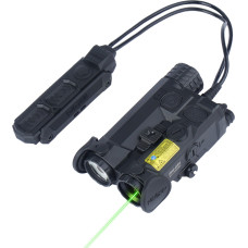 Holosun - Lāzera mērķa indikatora varavīksnene ar lukturīti - alumīnijs - zaļš - IR - melns - IRIS-GR4